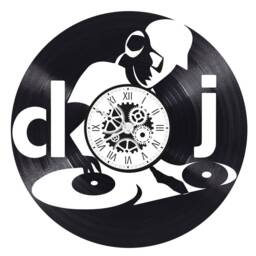 Handmade 33-Rpm Vinyl Wall Clock/Dj Theme, Music, Profession, Song, Party, Singer - thumbnail 2