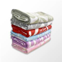 Name Collage Personalised Fleece Throw Blanket - 150cm X Large Made in England - Green - thumbnail 3