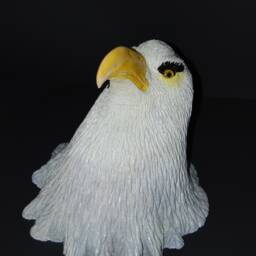 Handmade Paper Mache Bald Eagle Sculpture - thumbnail 3