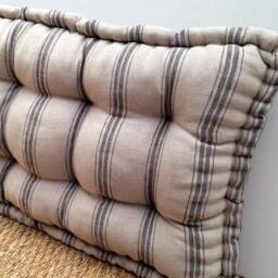 Custom Tufted French Style Cushion Handmade in Ada & Ina Sari Dune Linen - Please Note That Full Price Is On Quotation - thumbnail 3