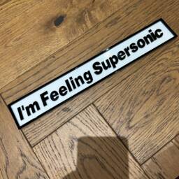 You're My Wonderwall Oasis Inspired Acrylic Sign Home Decor Lyrics Like Feeling Supersonic, Champagne Supernova Some Might Say - thumbnail 2