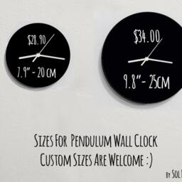 Swinging Girl - Wall Clock With Pendulum Clock Unique Decor Nursery Room Gift Idea - thumbnail 3