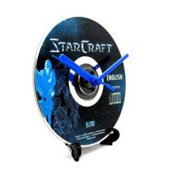 starcraft Pc Upcycled Dvd Disc Clock Video Game Gift Idea - thumbnail 2