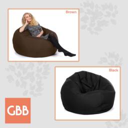 Retro Bean Bag Chair Indoor/Outdoor, Adult & Kids Sizes - thumbnail 2