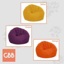 Retro Bean Bag Chair Indoor/Outdoor, Adult & Kids Sizes - thumbnail 4