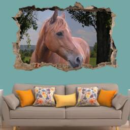 Countryside Fields Beautiful Horse Wall Mural Sticker Poster Decal Room Office Nursery Decor Id619 - thumbnail 2