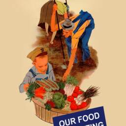Reprint Of A Ww2 Propaganda Poster - Plant Victory Garden - thumbnail 3