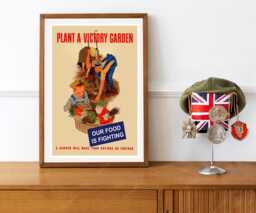 Reprint Of A Ww2 Propaganda Poster - Plant Victory Garden - thumbnail 1
