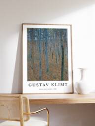 Gustav Klimt Poster, Beech Grove I, Art Nouveau Print, Nature Art, Klimt, Wall Decor, Floral Gift Idea, A1/A2/A3/A4 - thumbnail 1