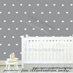 Heart Wall Decals, Set Of 30, Nursery Decor - thumbnail 1