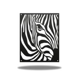 Zebra Metal Wall Art