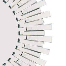 Large Sunburst Mirror, 122cm Bevelled Glass Statement Wall Mirror - thumbnail 3