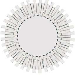 Large Sunburst Mirror, 122cm Bevelled Glass Statement Wall Mirror - thumbnail 2