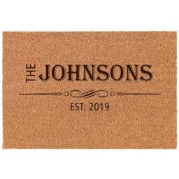 Personalised Door Mat - Home Decor Customized Just For You Unique Housewarming Or Realtor Gift Festive Christmas Rug - thumbnail 3