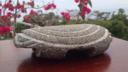 Borucan Indian Stone Metate, Grinding Sculpture, Authentic, Historical, Limited