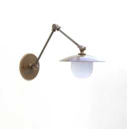 Brass Adjustable Wall Sconce Light, Solid Swivel Ul Listed, Lm2, No.0219 - thumbnail 1