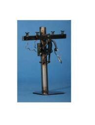 Lineman - Metal Art Figurine Railroad Spike Art Lineman Gift - thumbnail 2