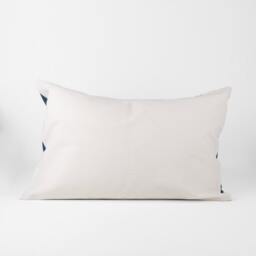 Vintage Indigo Mud Cloth Lumbar Pillow Cover - thumbnail 3