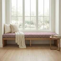 Banquette Cushion, Custom Bench Cushion For Window Seat & Indoor Seating, Made To Order Dining Nooks - thumbnail 2