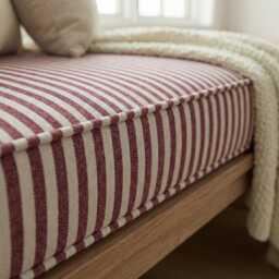 Banquette Cushion, Custom Bench Cushion For Window Seat & Indoor Seating, Made To Order Dining Nooks - thumbnail 1