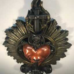 Sacred Heart, Third Eye, Shrine, Milagro Wall Art, Home Decor - thumbnail 2