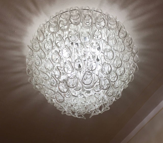 Ring, Replacements For Chandeliers Such As Venini, Arlecchino, Maria Theresa, in Murano Blown Glass, With Broken Pieces, Transparent Color