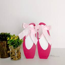 Ballerina Shoes Decor, Ballerina Baby Shower, Pointe Girl Room Girl's Room - thumbnail 3