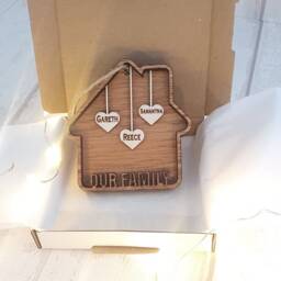 Bespoke Personalised Family Christmas Decoration - thumbnail 3