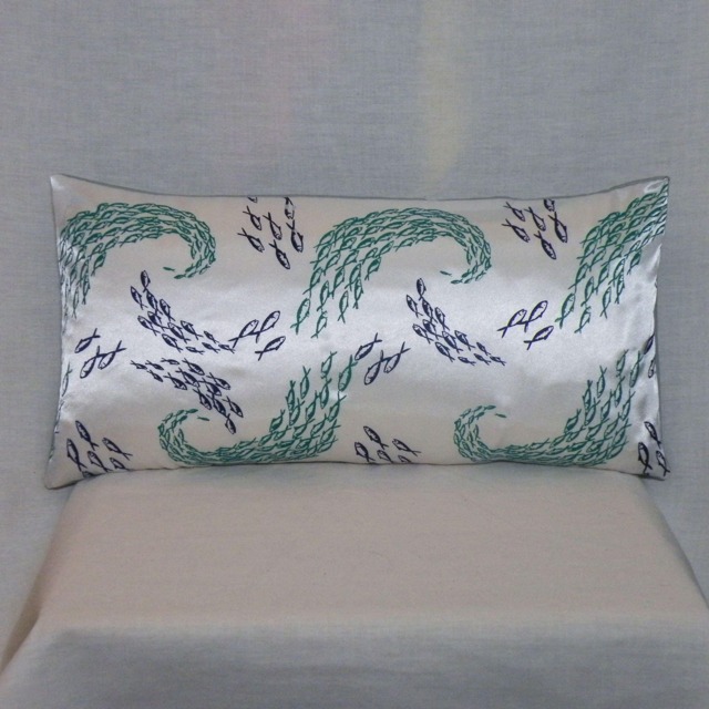 Swirling Fish Cushion