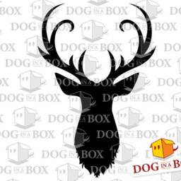 Deer Stencil N.3 Reusable Deer Head Stencil For Painting On Wall, Wood, Fabrics, Home & Furniture Decor - thumbnail 2