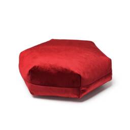 Plus Hexagon Pillow - Handmade Velvet With Duck Feathers - Modern Home Decor Living Room Scandinavian Interior - thumbnail 4