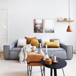 Plus Hexagon Pillow - Handmade Velvet With Duck Feathers - Modern Home Decor Living Room Scandinavian Interior - thumbnail 2