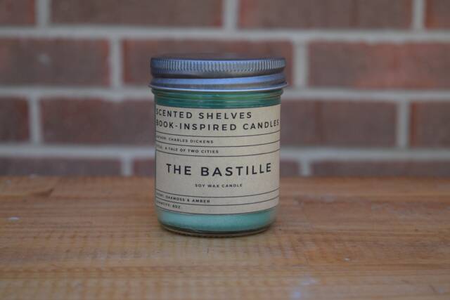 The Bastille - Tale Of Two Cities Book Candle Scent Inspired Literary Gift For Reader Bookworm Dickens - image 1