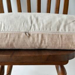 Hand Woven Natural Fiber Lumbar Pillow Cover - thumbnail 3