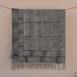 Large - 8x10 Ft Indian Rugs, Cotton Rug, Woven Area Decor Rustic Decorative Bohemian Indian Rugs - thumbnail 3