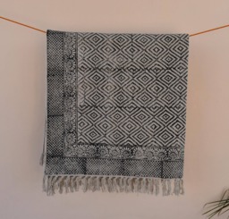 Large - 8x10 Ft Indian Rugs, Cotton Rug, Woven Area Decor Rustic Decorative Bohemian Indian Rugs