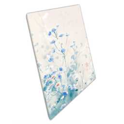 Watercolor Daisy Meadow Sunrise Canvas Wall Art Print For Home Office D??cor - thumbnail 1