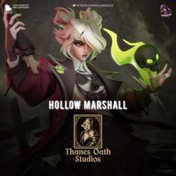 Hollow Marshall - Gothic Anime Necromancer Witch Deadlock Graves Resin Figure 16K - thumbnail 1