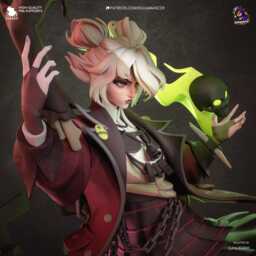 Hollow Marshall - Gothic Anime Necromancer Witch Deadlock Graves Resin Figure 16K - thumbnail 2