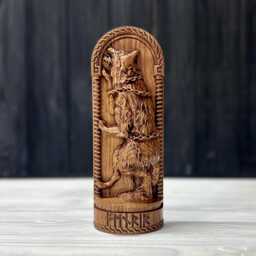Fenrir, Fenris??lfr, Norse Pagan God Statue, For Asatru Altar Kit & Heathen Ritual - thumbnail 2