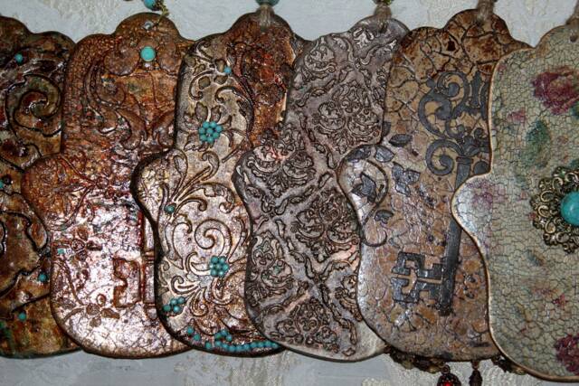 Handmade Stone Hamsa Wall Hanging Unique Home Decor - image 1