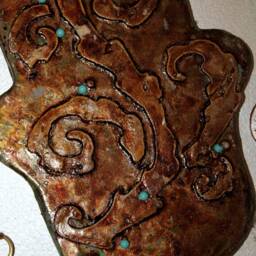 Handmade Stone Hamsa Wall Hanging Unique Home Decor - thumbnail 4