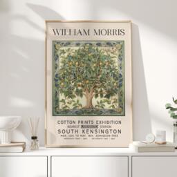 William Morris Print, Art, Exhibition Poster, Uk, Tree Of Life, Life Artwork, Print - thumbnail 1