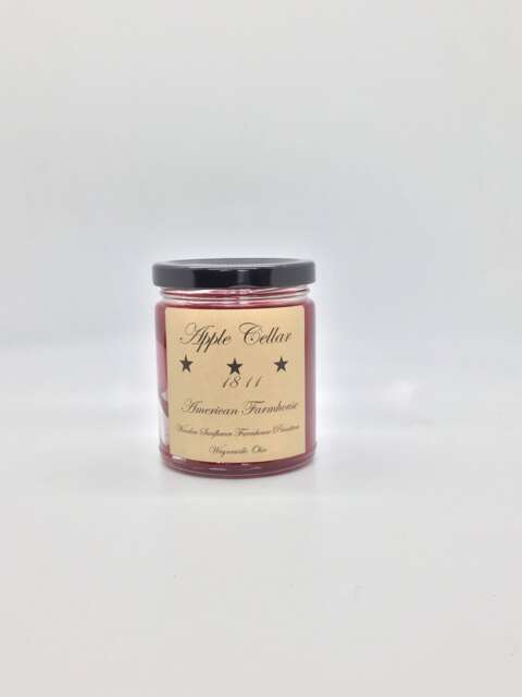Apple Cellar Pie Highly Scented Candle/Jelly Jar 9Oz/Paraffin Wax/Farmhouse Candle/Hand Poured Candle/ Country-Primitive Candle - image 1