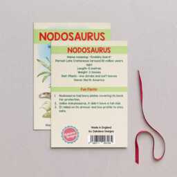Wooden Nodosaurus Dinosaur Christmas Tree Decoration, Birch Plywood Lover Gift, Keepsake, Watercolourart - thumbnail 2