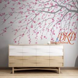 Cherry Blossom Tree Wall Decal, Nursery Decor - thumbnail 2