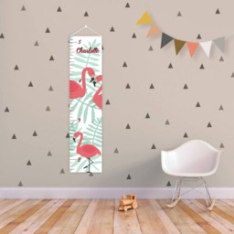 Custom Growth Chart - Ruler Kids -Tropical Growth Chart Tropical Nursery Decor Free Shipping Flamingo - thumbnail 3