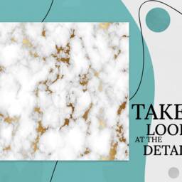 Artdeco Marble Gold Imitation Vinyl Flooring, White Retro Floor Cover, Flooring Decor, Abstract Modern Bedroom Inspirations - thumbnail 3