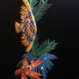3D Origami Fish & Star - thumbnail 4