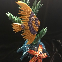3D Origami Fish & Star - thumbnail 2